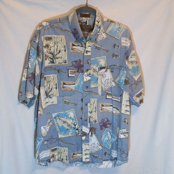 Browning Fishing Shirt Button Down - Picture 1 of 4